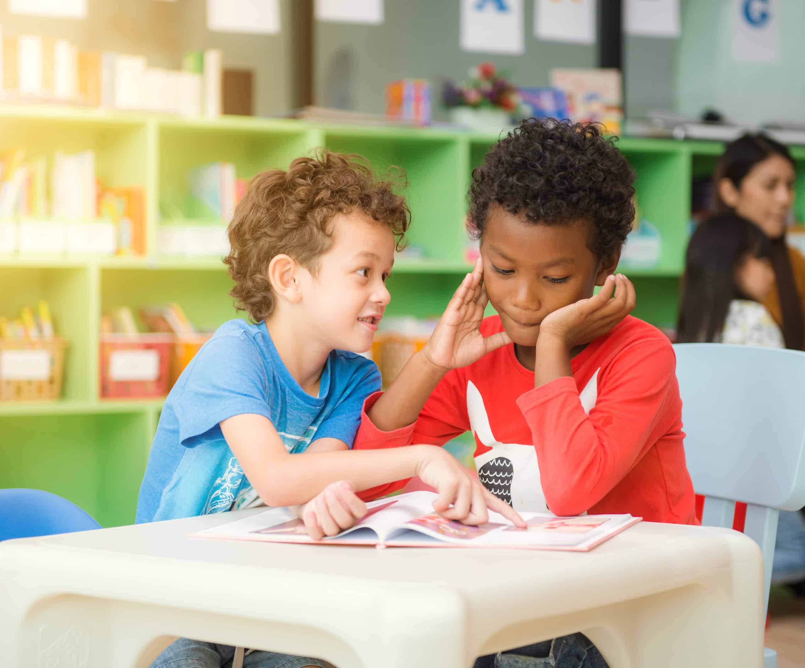 Kids Happy in Classroom