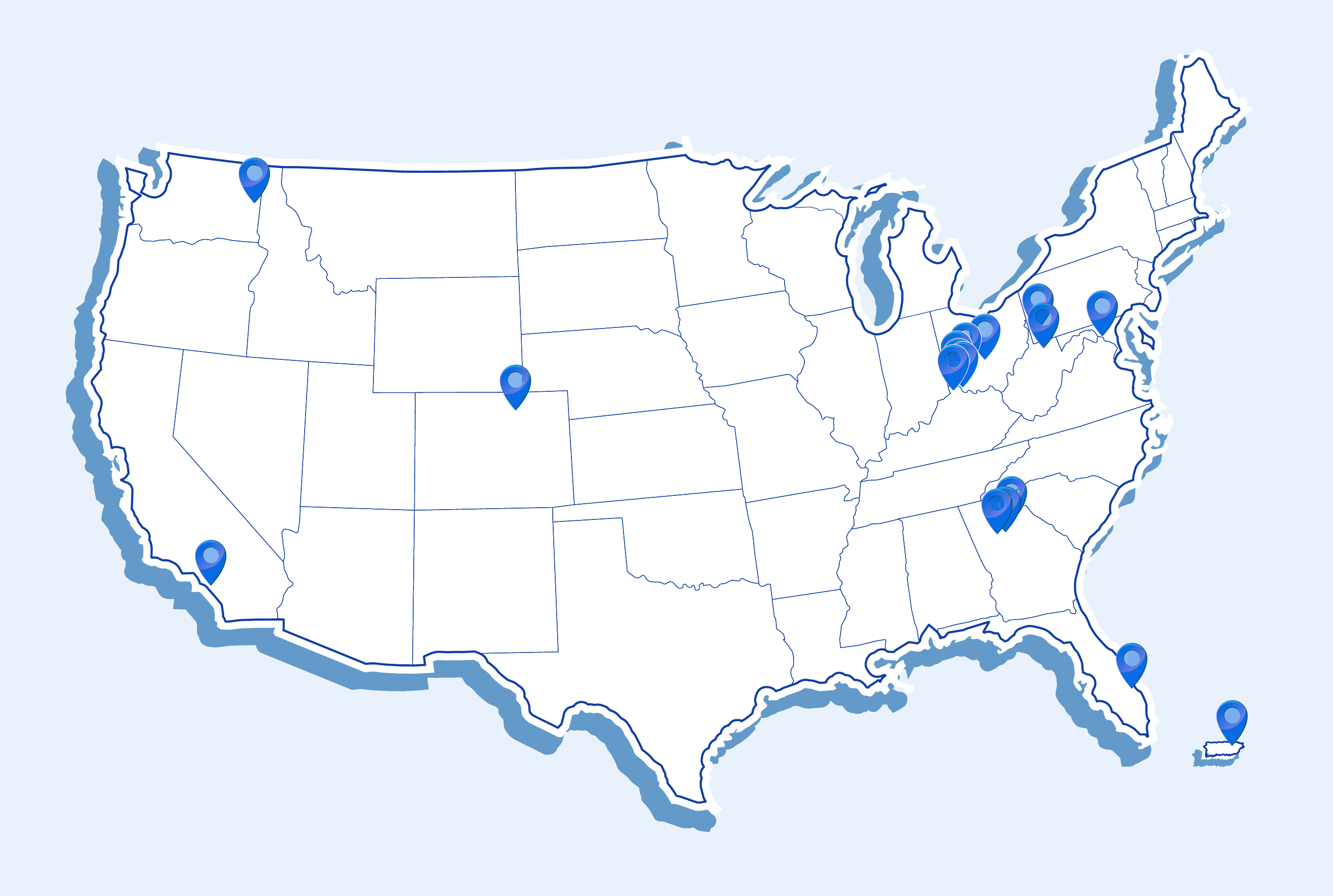 Map of FSE Sites